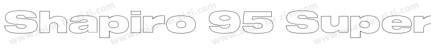 Shapiro 95 Super Extd字体转换